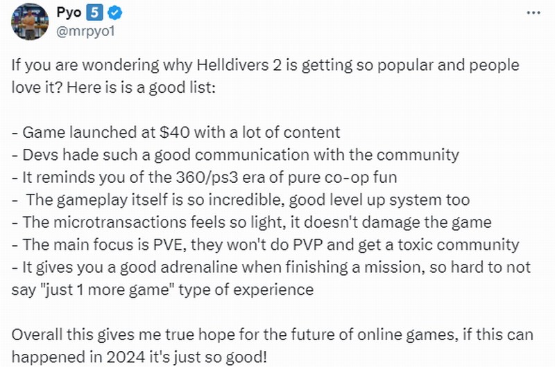 《地獄潛者2》成功原因總結：微交易輕 售價低等