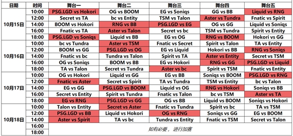 dota2ti11小組賽賽程時間表 ti11賽程表介紹